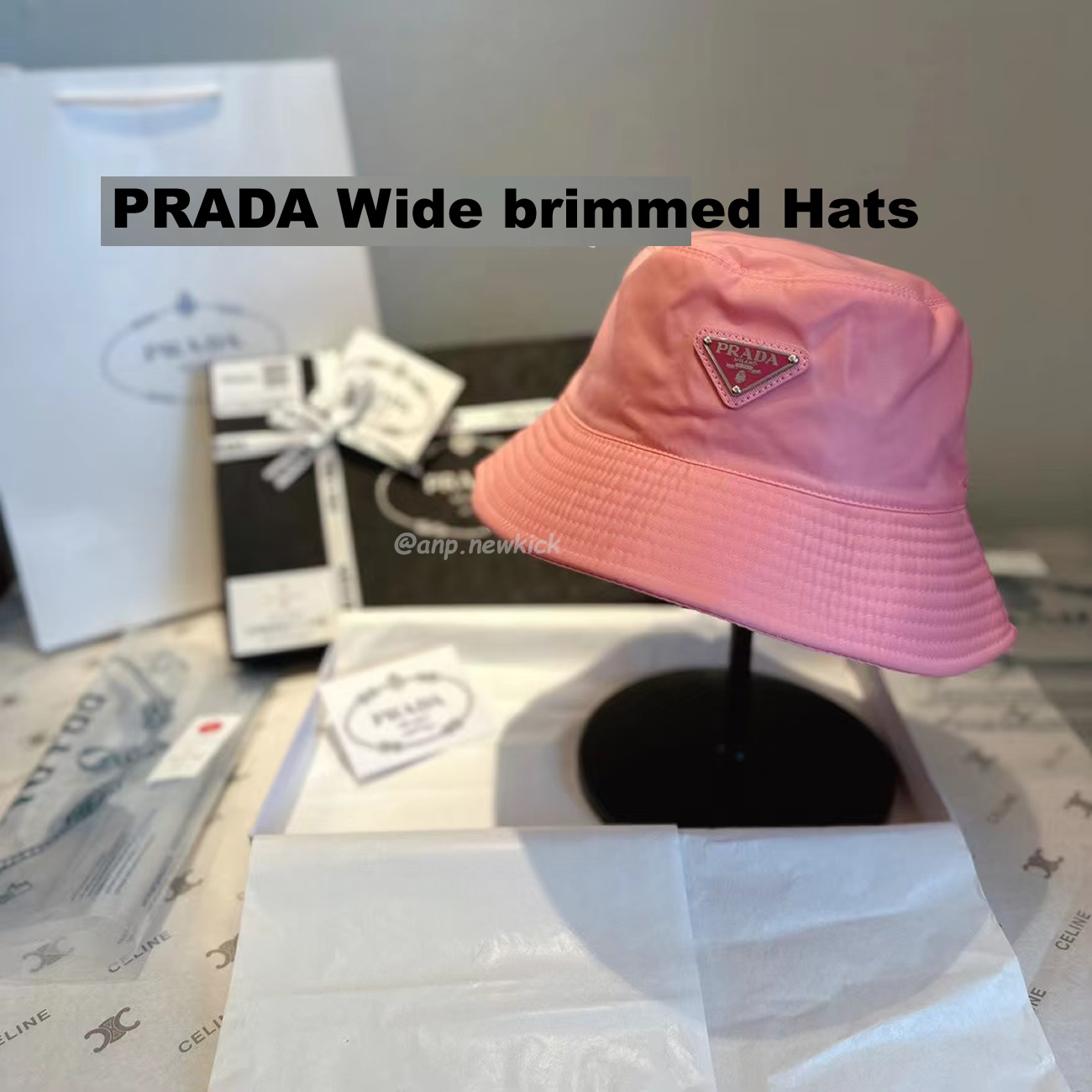 Prada Wide Brimmed Hats (7) - newkick.org